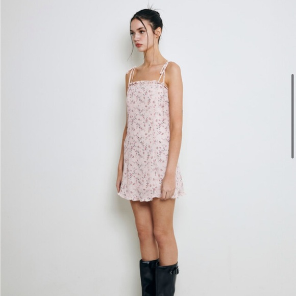 Floral pink dress - Picture 4 of 8